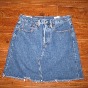 Levi's denim mini skirt